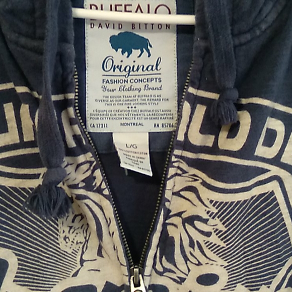Buffalo David Bitton  DB hoodie - Picture 4 of 4